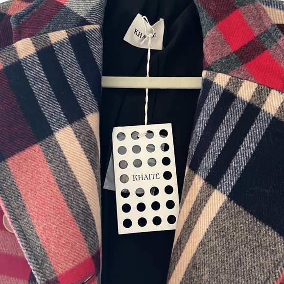 Khaite Clara plaid tartan coat 2 aso gal meets glam - Picture 3 of 5